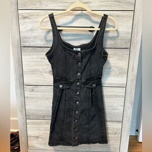 Black denim forever 21 dress size medium